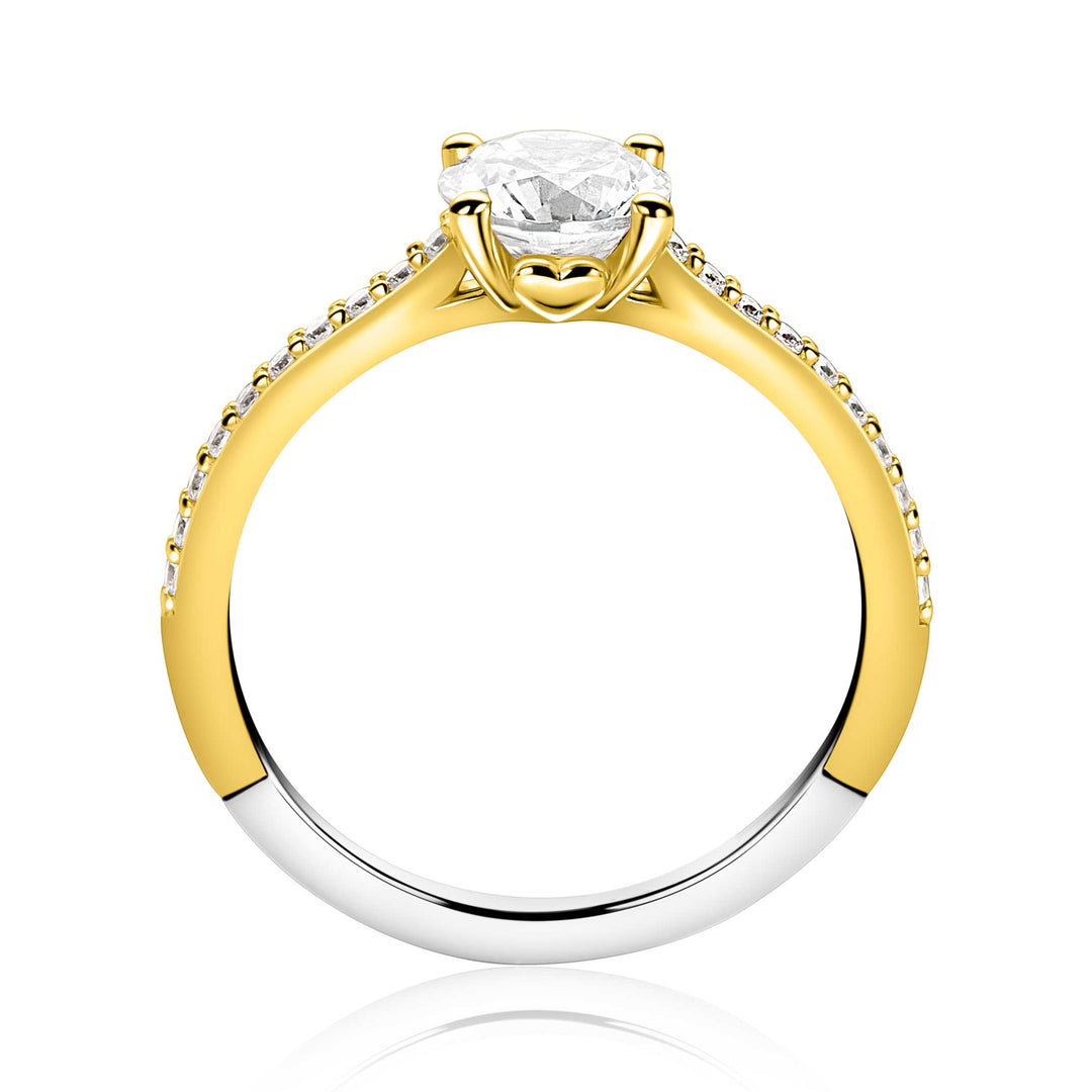 Zinzi Ring Gold Plated ZIR2696Y