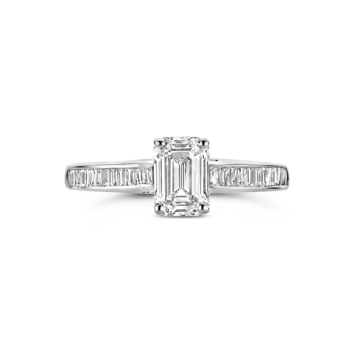 ring lab grown diamant 1.19ct h si 14K witgoud