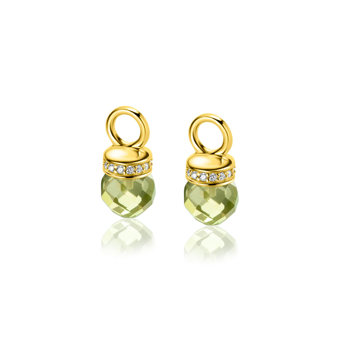 Zinzi Earrings Gold Plated Zich2428