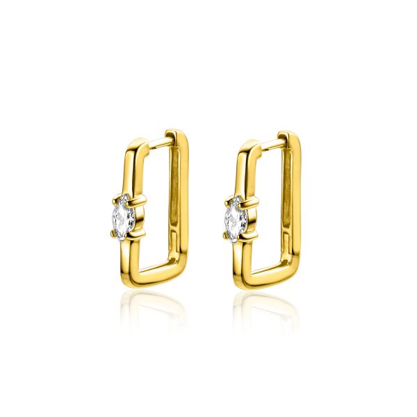 Zinzi Earrings Gold Plated Zio2448 G