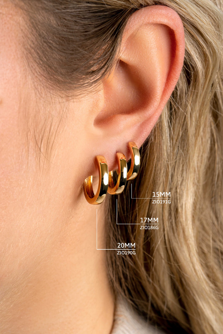 Zinzi Earrings Gold Plated Zio191 G