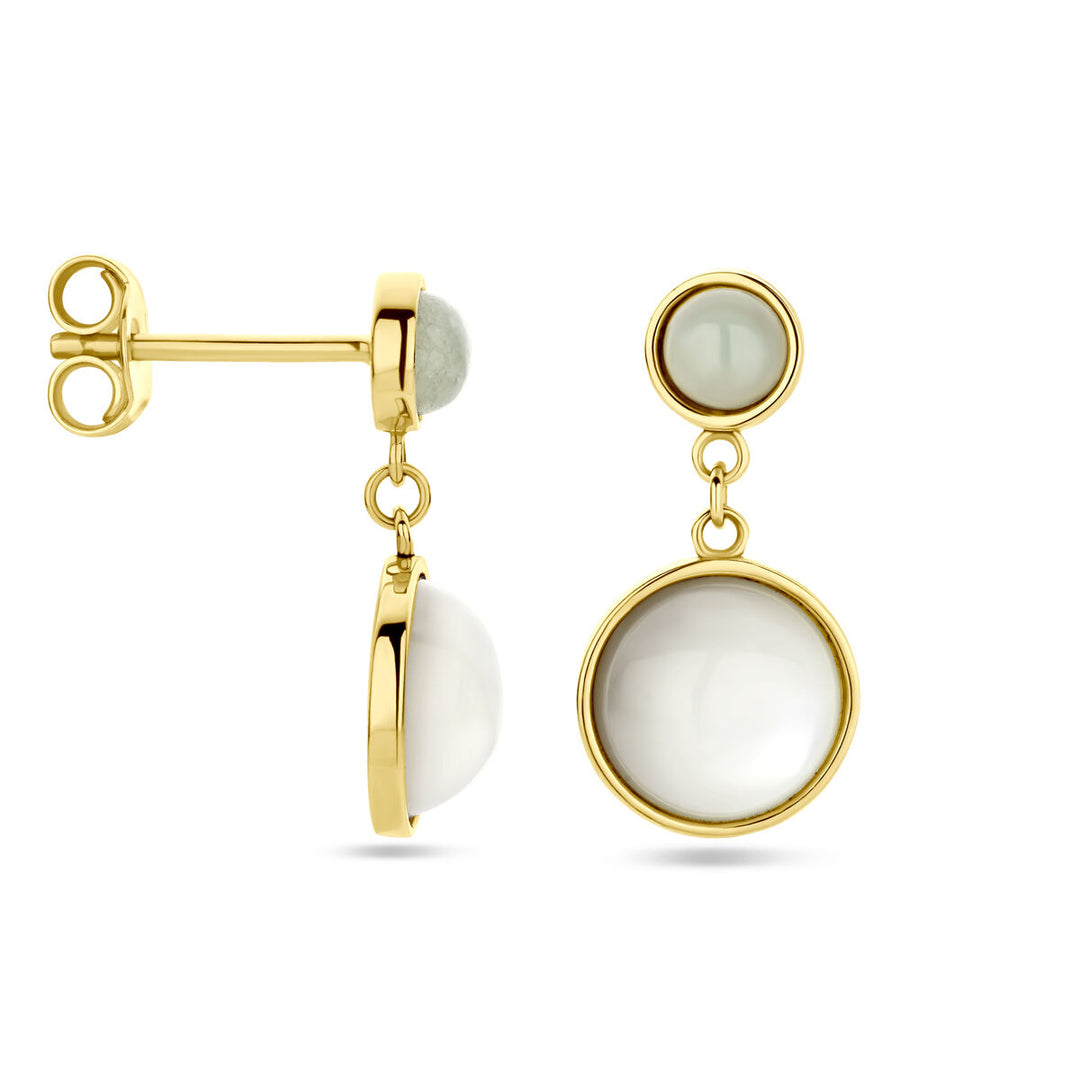 Van der Kooij Collection - ear studs beads 14K yellow gold