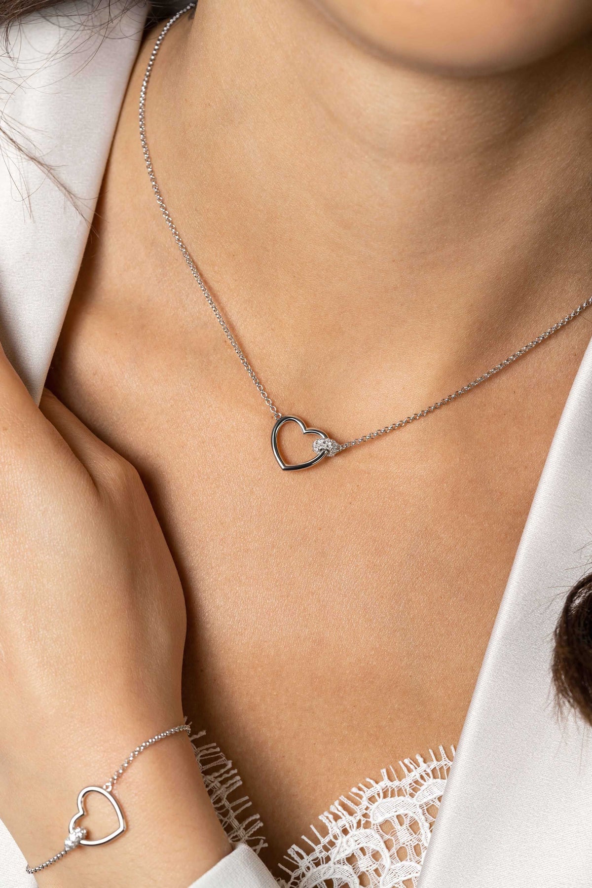 Zinzi Necklace Silver Zic1755