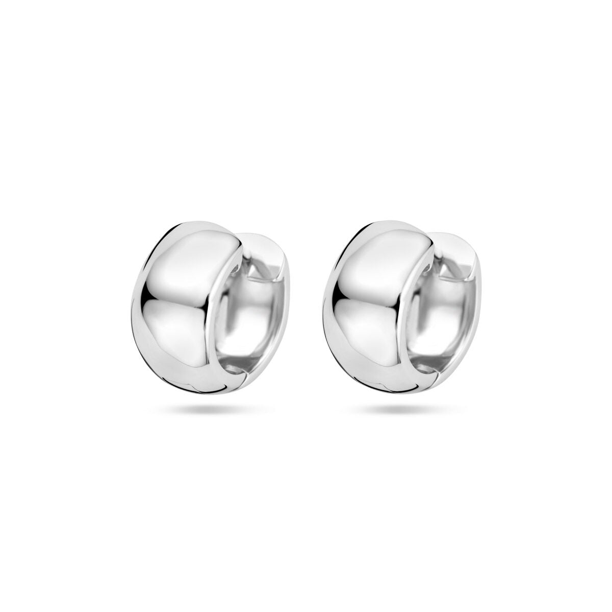 klapoorringen 13,5 mm zilver gerhodineerd