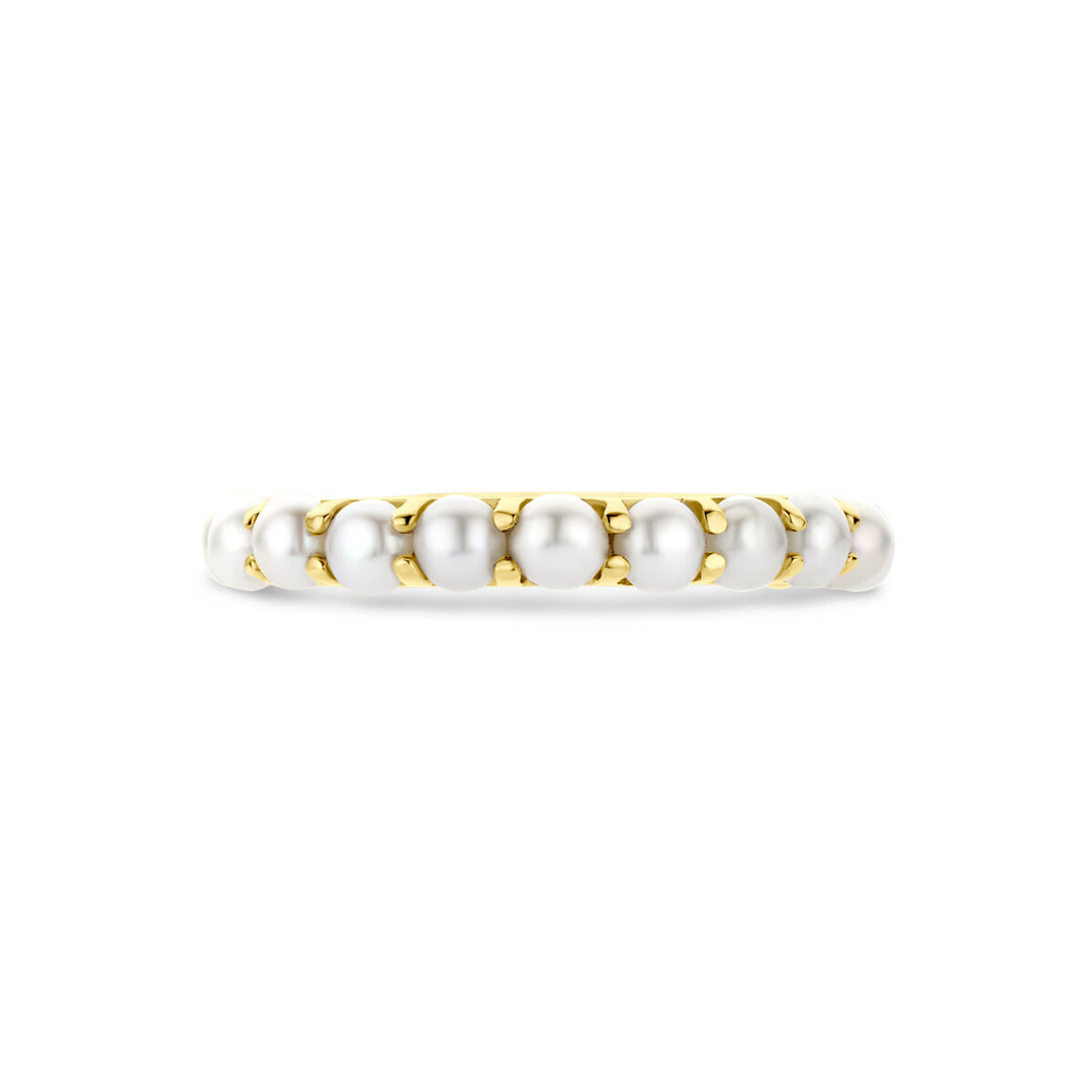 ring parel 14K geelgoud