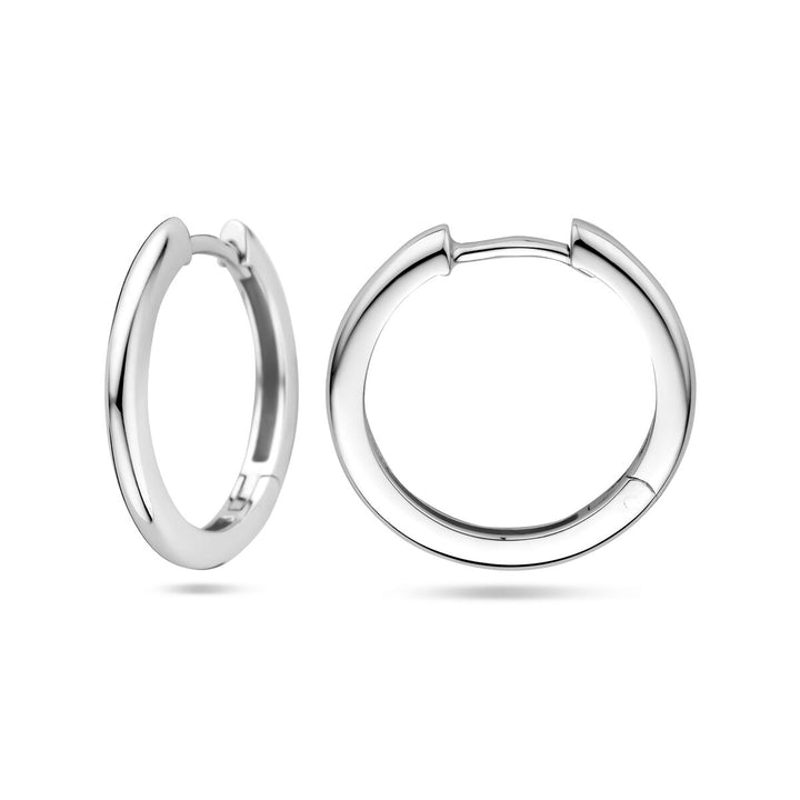 klapoorringen 2,0 mm zilver gerhodineerd