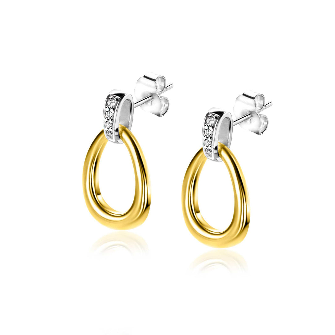 Zinzi Earrings Gold Plated Zio1709 Y