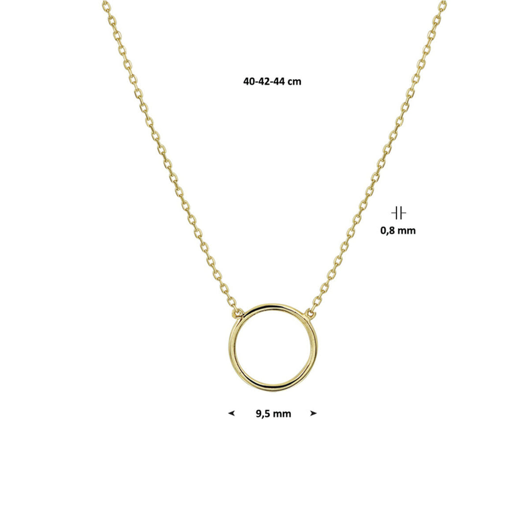 necklace round 40 - 44 cm 14K yellow gold