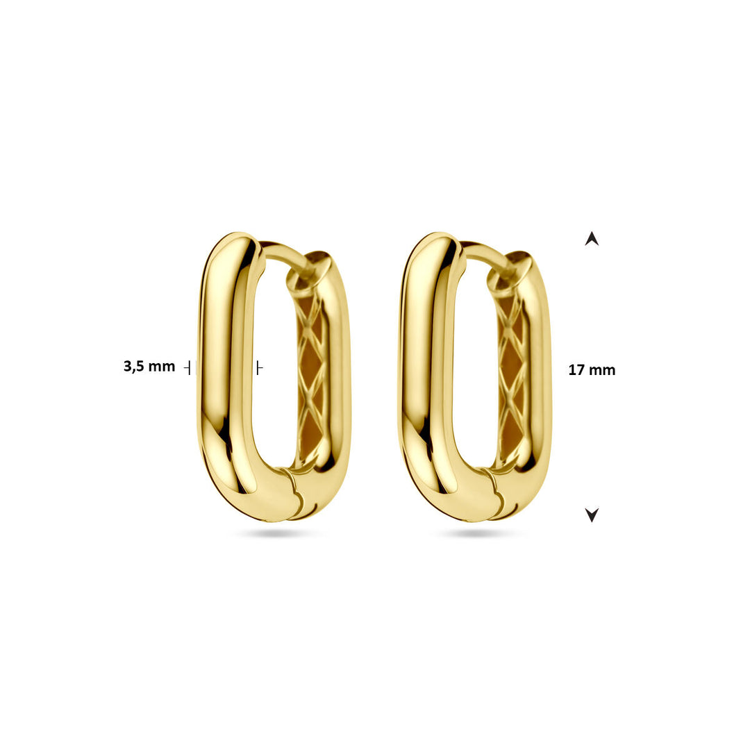 drop earrings 14K yellow gold