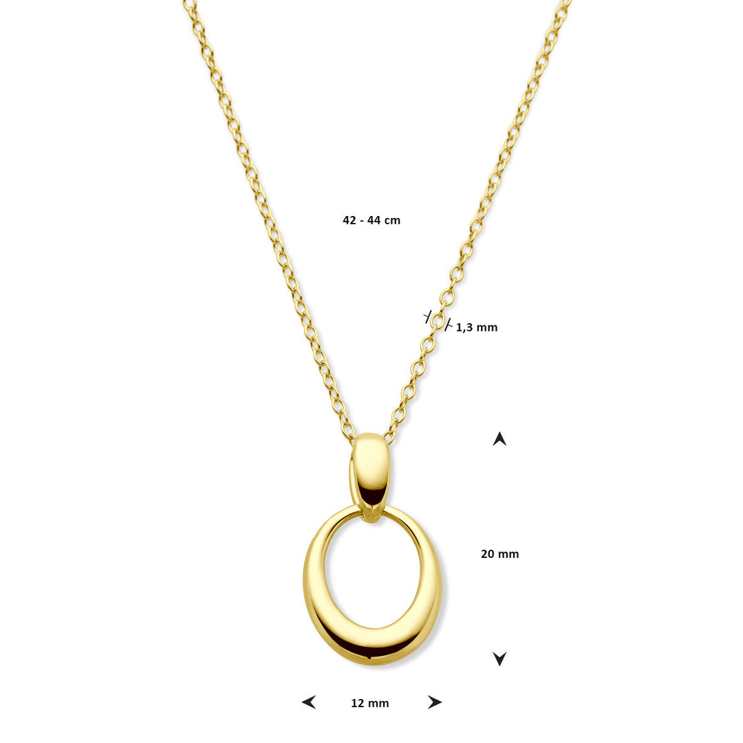 necklace 42 - 44 cm 14K yellow gold