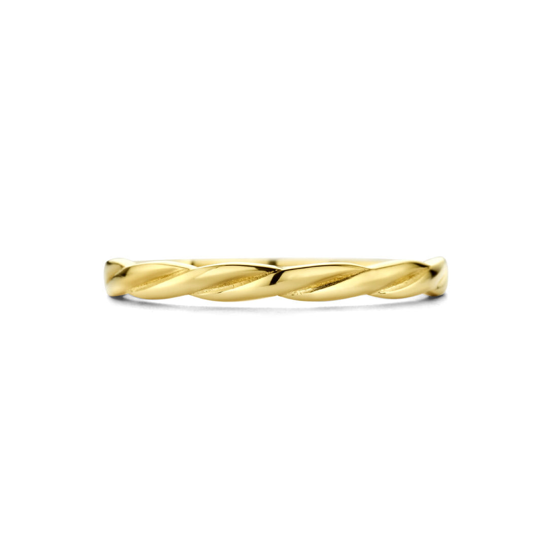 ring gedraaid 14K geelgoud