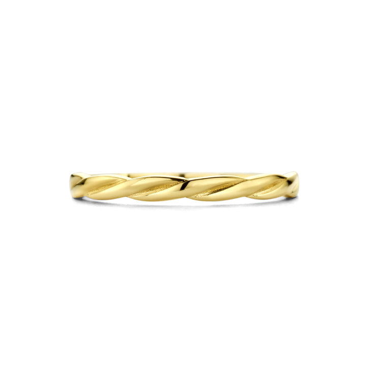 ring gedraaid 14K geelgoud