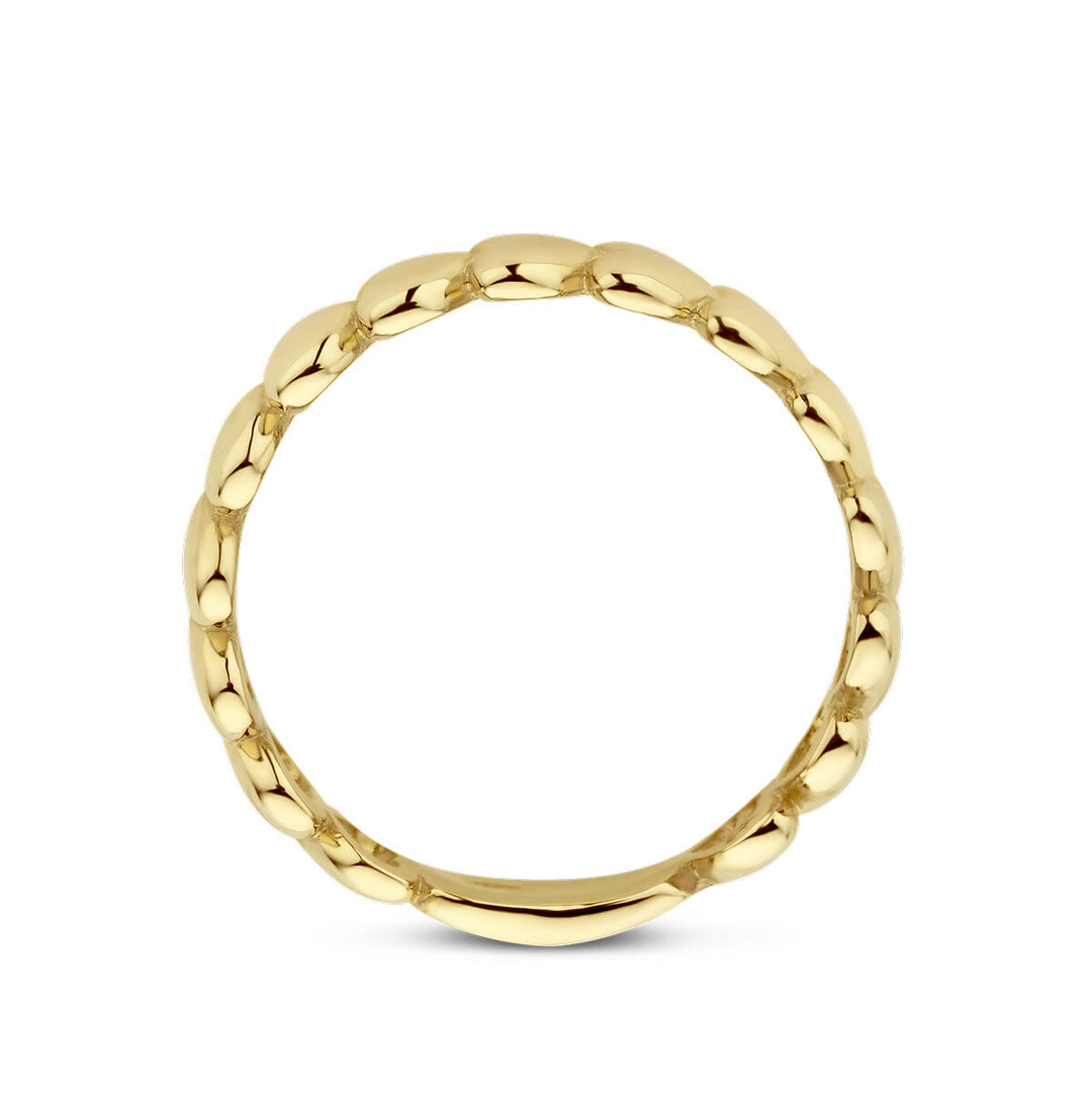 Ring Herzen 14K Gelbgold