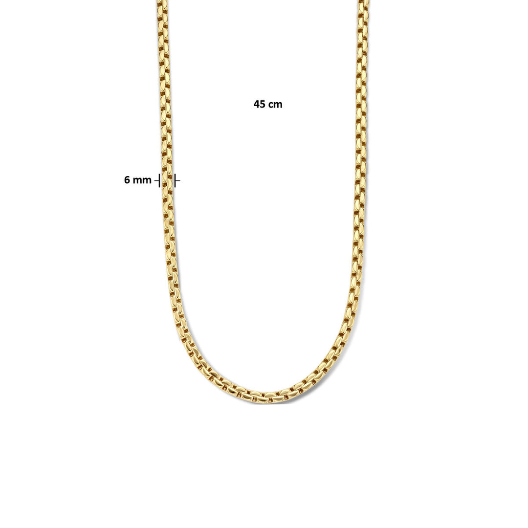 Halskette 6,0 mm 45 cm 14K Gelbgold