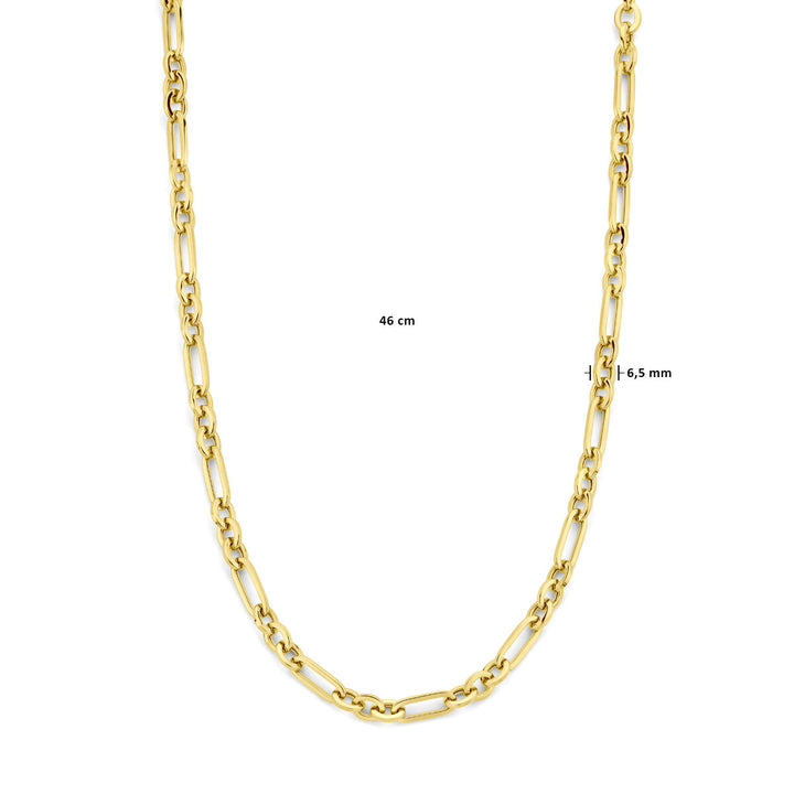 necklace 6.5 mm 46 cm 14K yellow gold