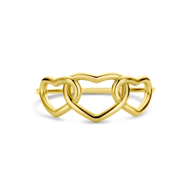 ring hearts 14K yellow gold