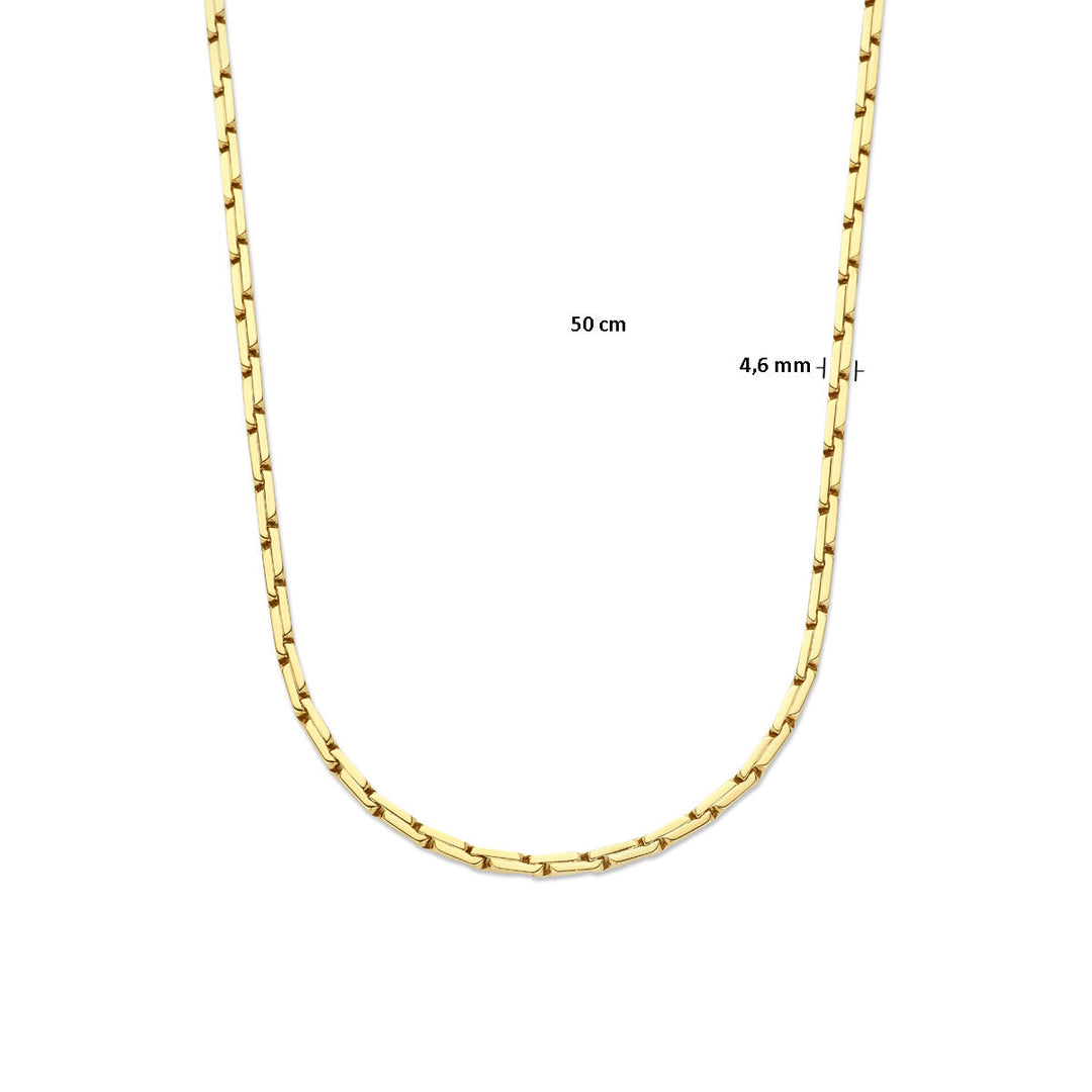 necklace fantasy link 4.6 mm 14K yellow gold