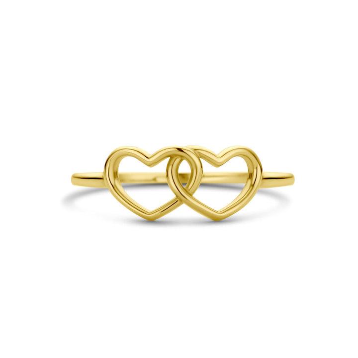 ring hearts 14K yellow gold