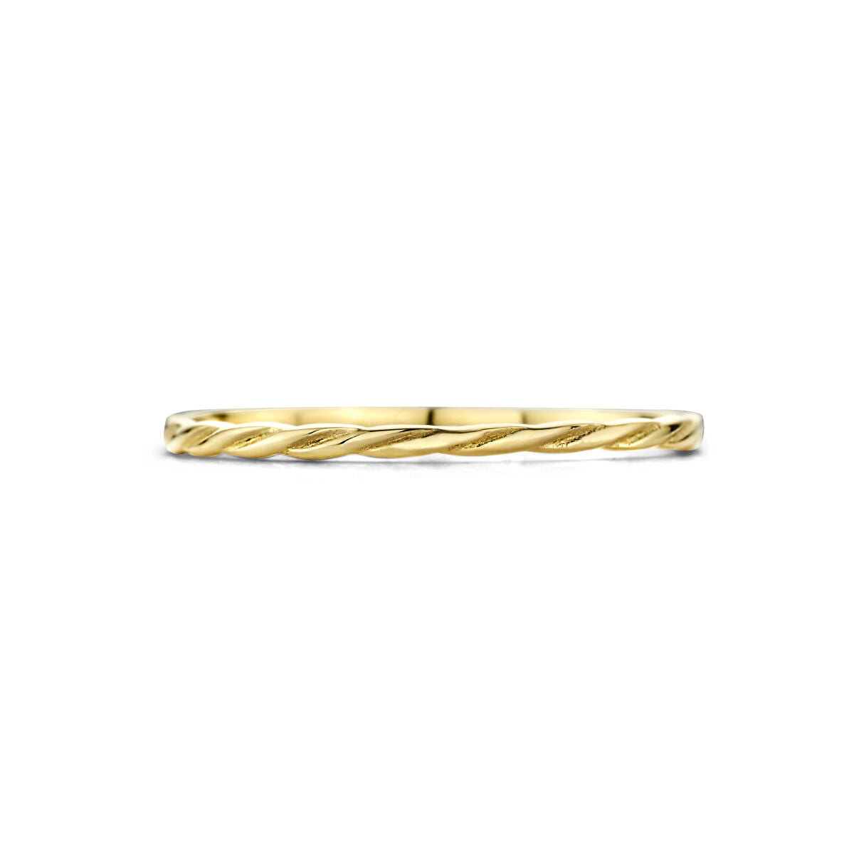 ring turned 14K yellow gold