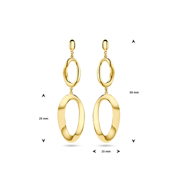 earrings 14K yellow gold