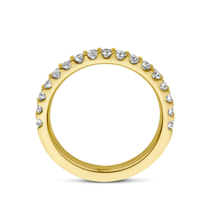 ring diamond 0.50ct h si 18K yellow gold