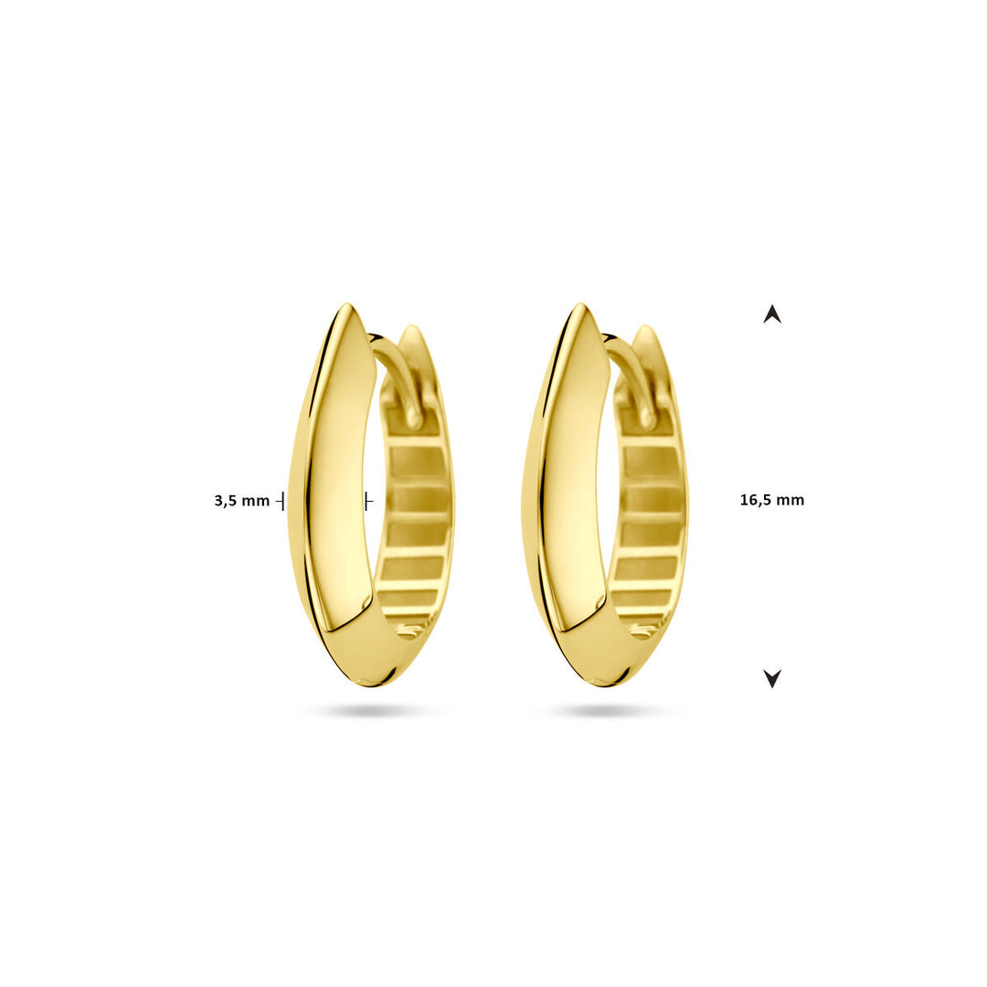 drop earrings 14K yellow gold