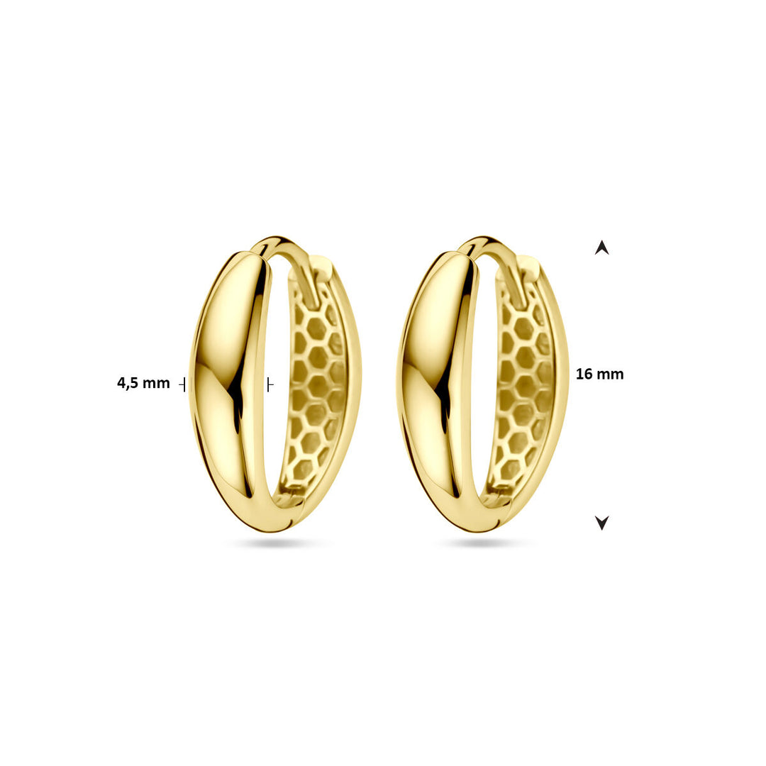 drop earrings 14K yellow gold