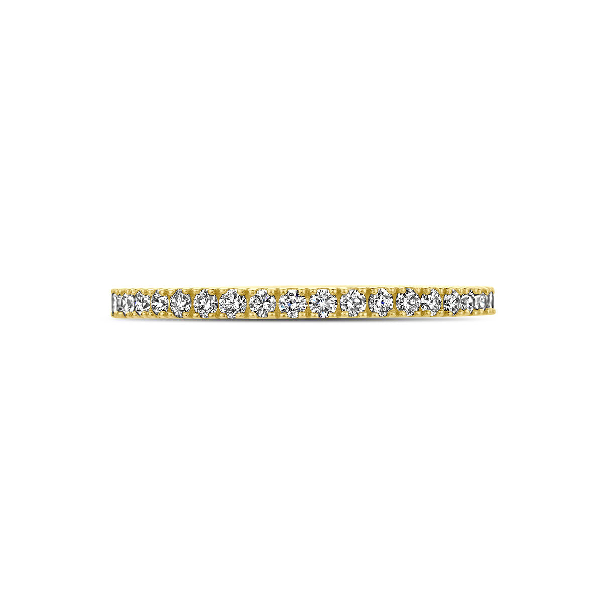 ring diamant 0.20ct h si 14K geelgoud