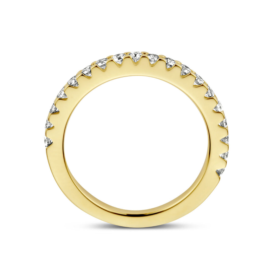 Diamantring 0,50 ct h SI 14K Gelbgold