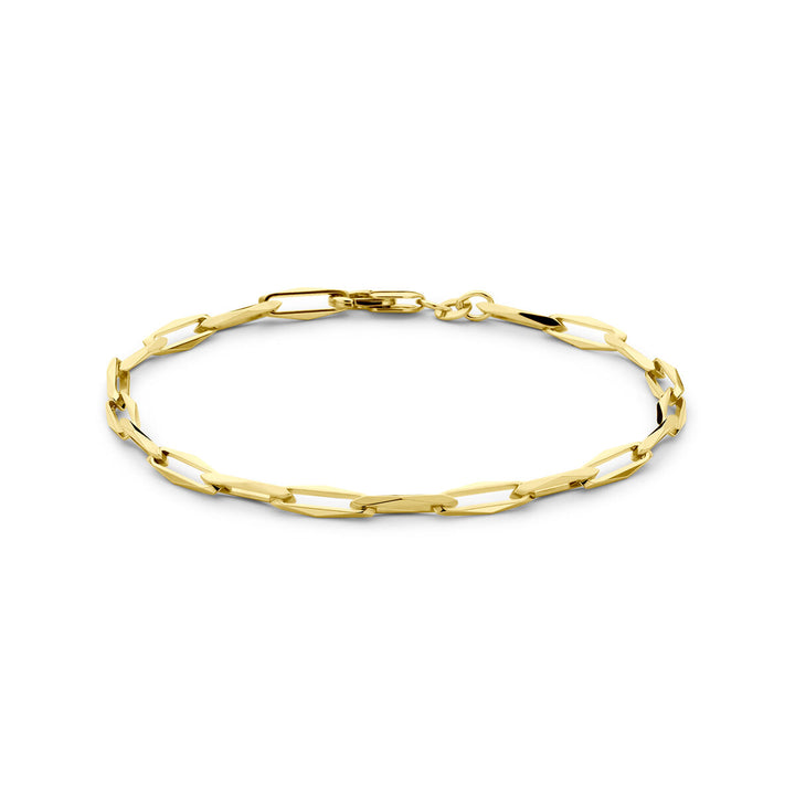 bracelet closed forever 4.0 mm solid 14K yellow gold