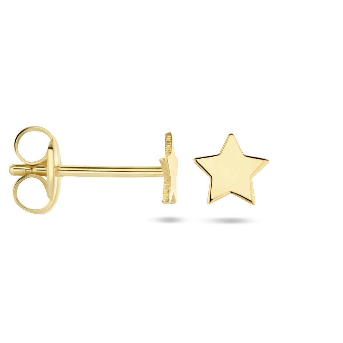 oorknoppen ster 14K geelgoud