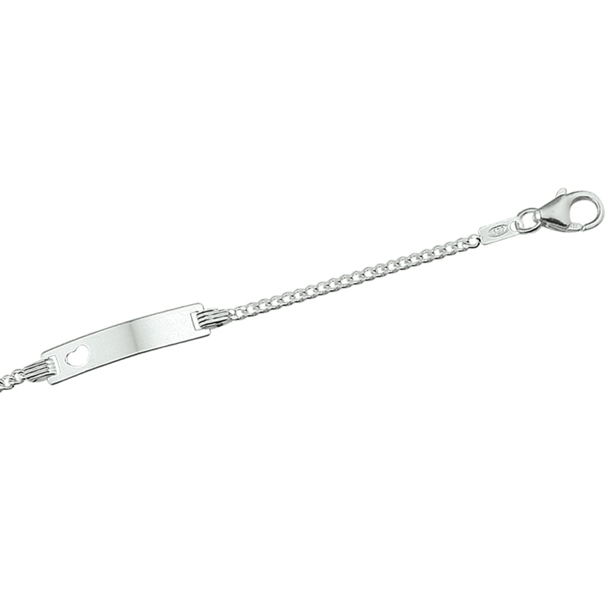 graveerarmband gourmet plaat 4,2 mm 9 - 11 cm