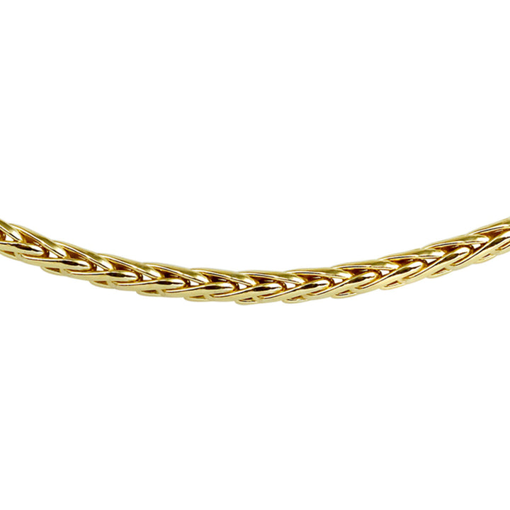 foxtail necklace 4.0 mm Zilgold (yellow gold with silver core)