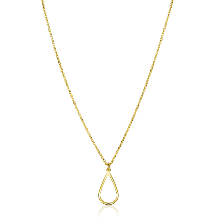 Zinzi ketting zilver verguld  42-45cm ZIC2635