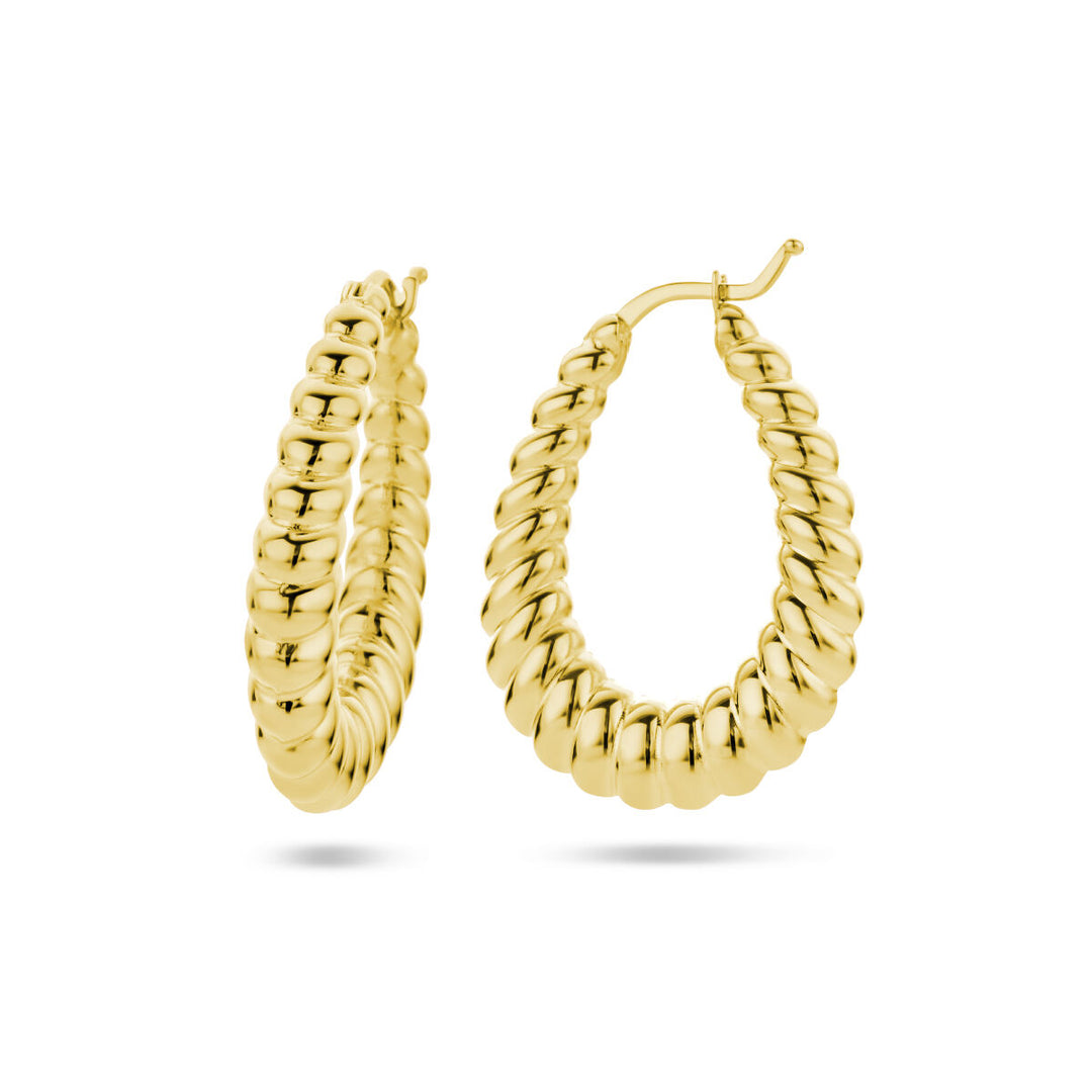 Ohrringe 14K Gelbgold