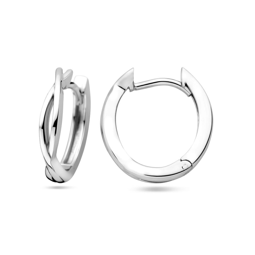 drop earrings silver rhodium plated