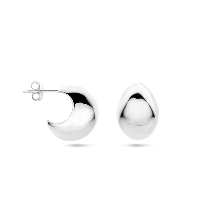 stekeroorringen 17 mm zilver gerhodineerd