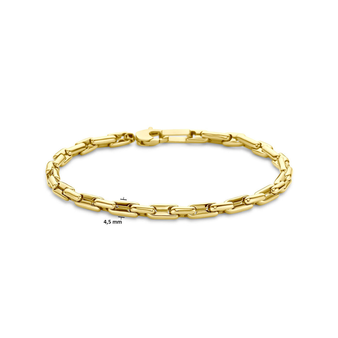 armband 4,5 mm 21 cm 14K geelgoud