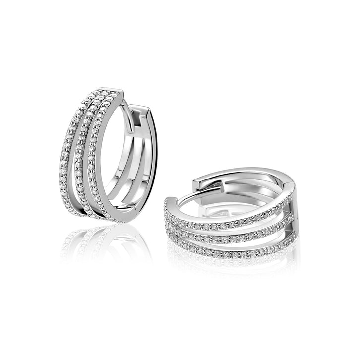 Zinzi Oorbellen Zilver ZIO2727L