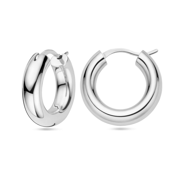 oorringen zilver gerhodineerd