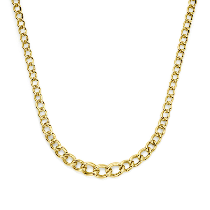 collier 14 mm 45 cm 14K geelgoud