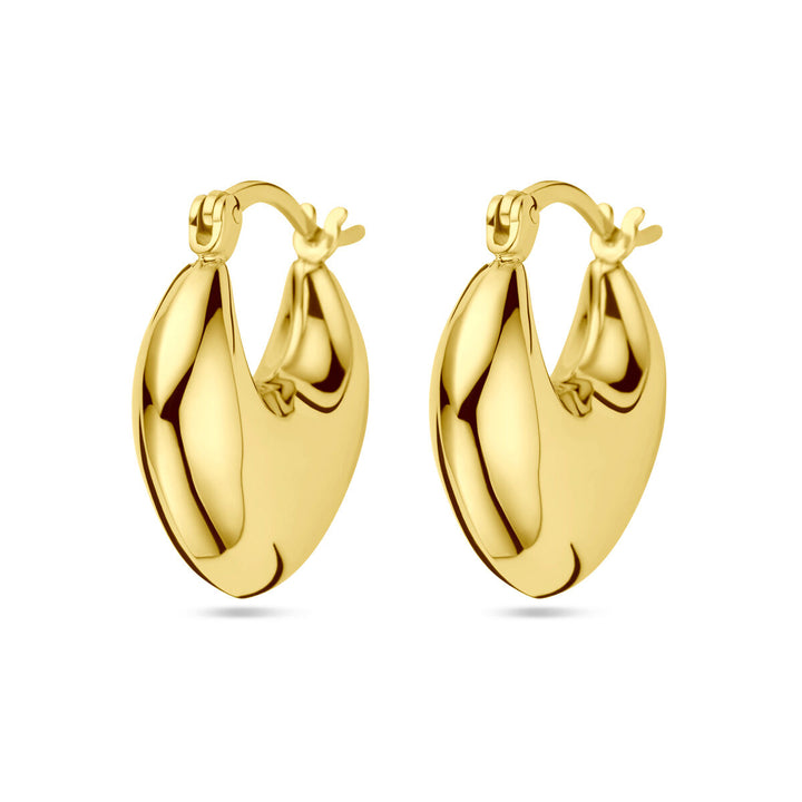 oorringen 1 micron zilver verguld (geel)