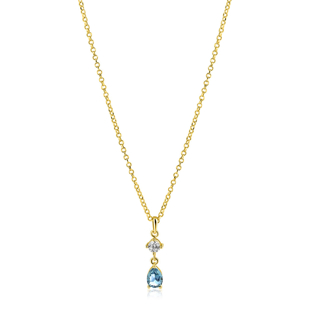 Zinzi ketting gold plated ZIC2744