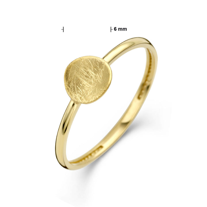 ring scratch 14K geelgoud