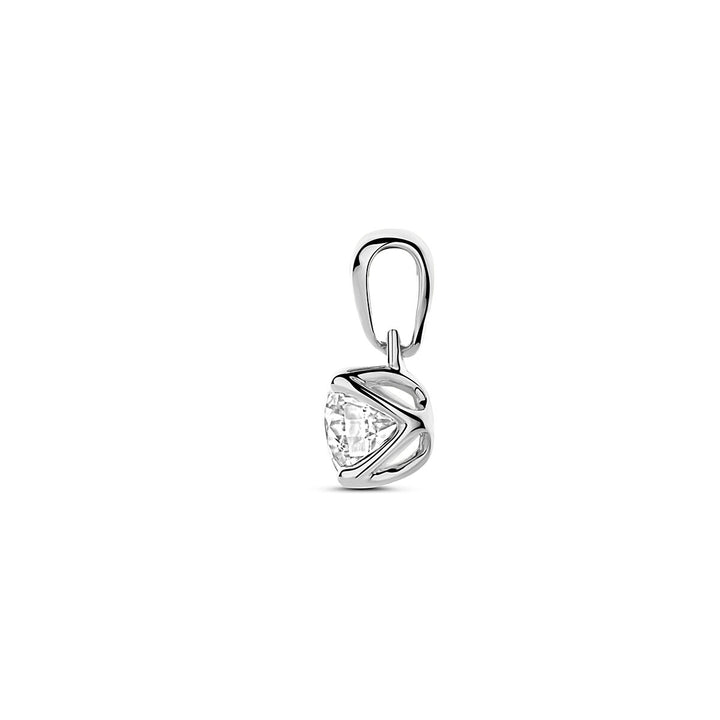 hanger lab grown diamant 0.50ct h si 10 mm 14K witgoud