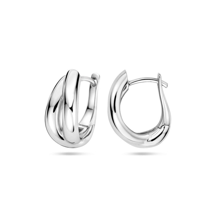 klapoorringen 17 mm zilver gerhodineerd