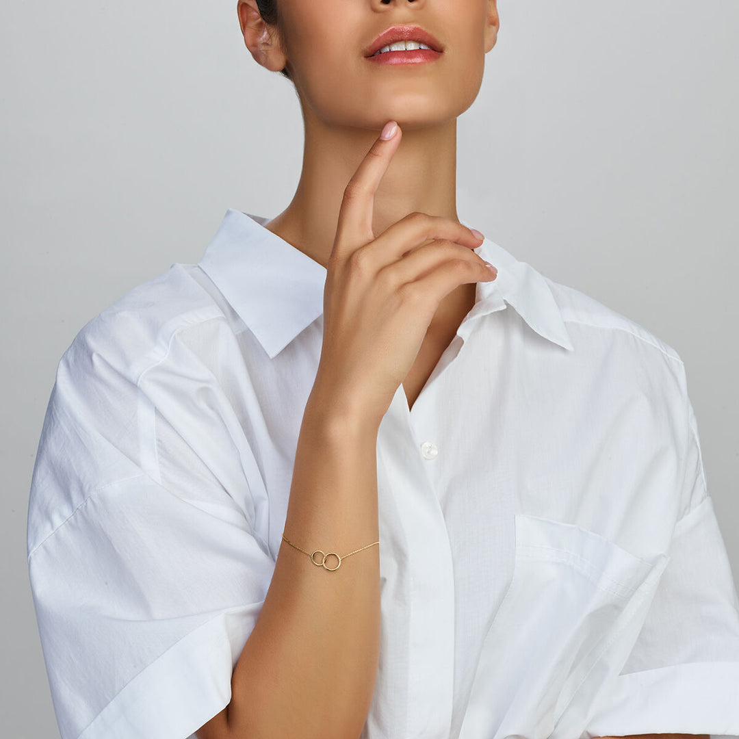 Gouden armband – 9k geelgoudkleurig