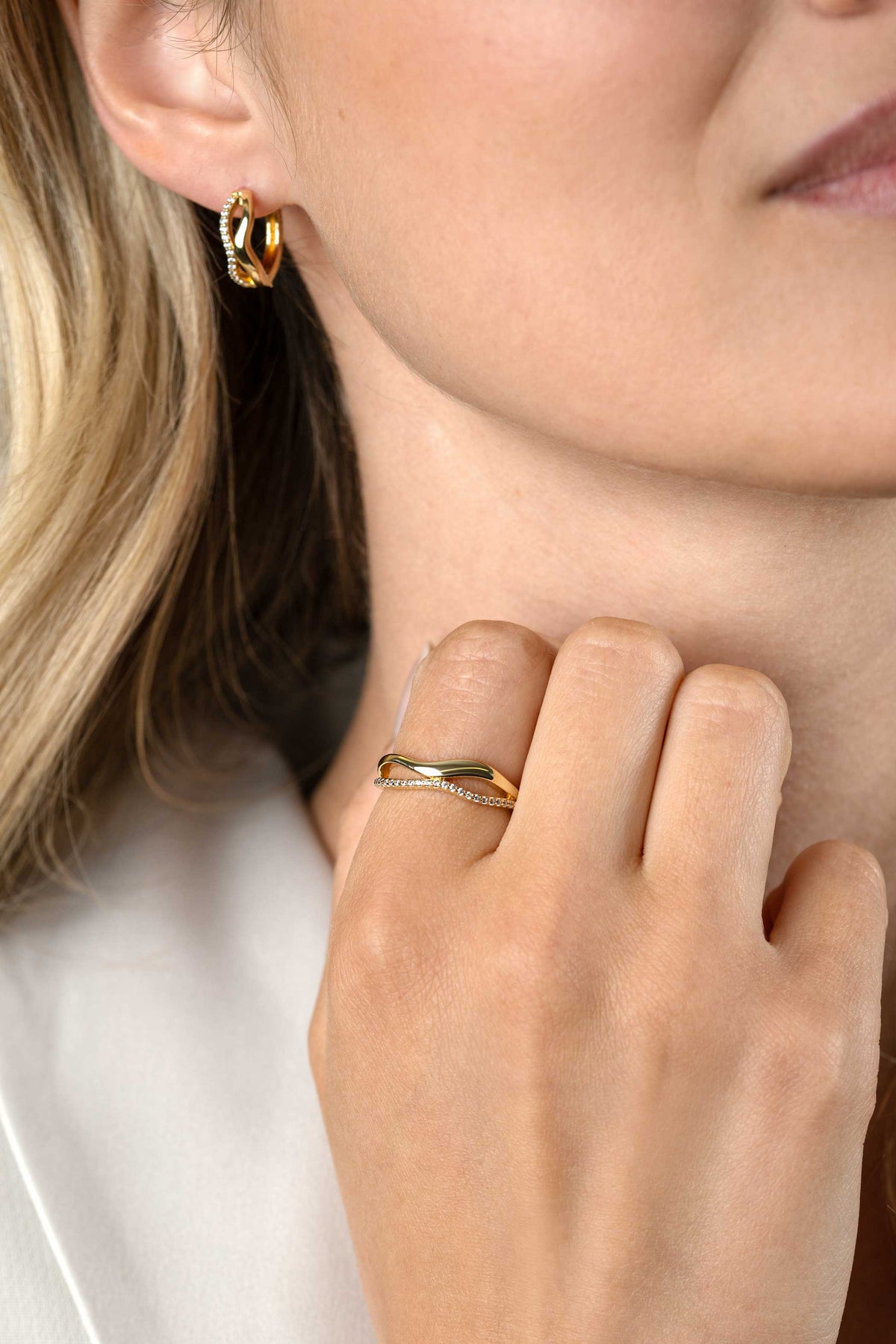 Zinzi Ring Gold Plated ZIR2629Y