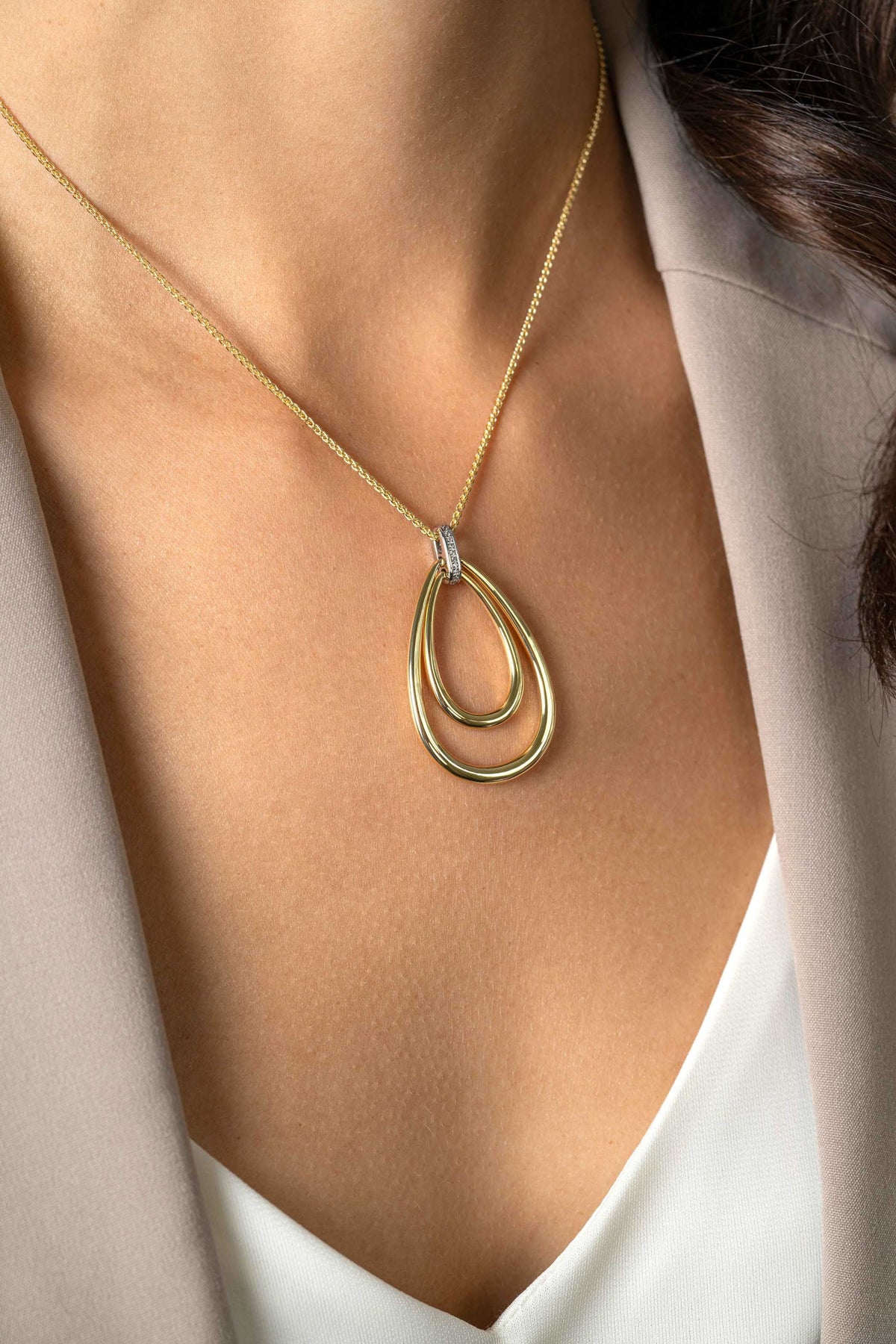 Zinzi Necklace Gold Plated Zic2489 Y