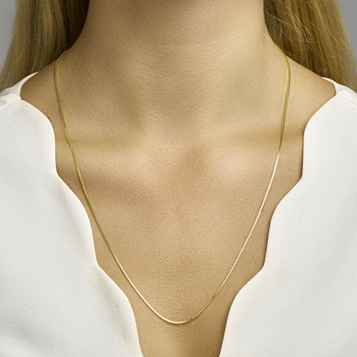 Venetian necklace 1.1 mm 14K yellow gold
